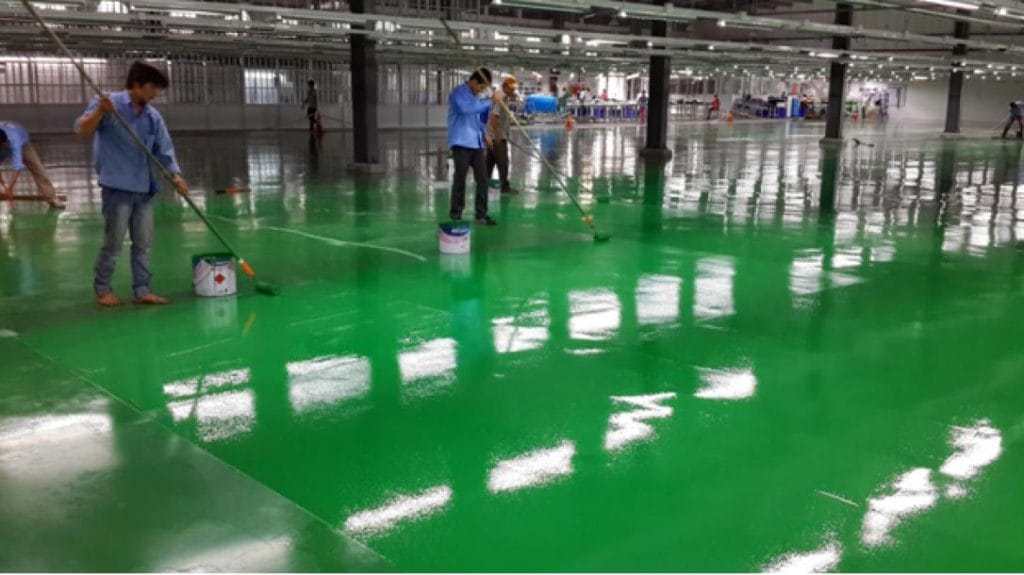 Sơn nền epoxy Nguyệt Ánh