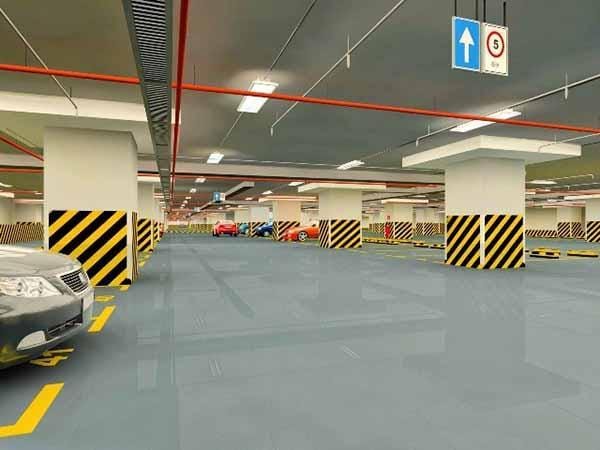 Sơn vạch kẻ đường bãi đỗ xe phân luồng đơn giản Sơn vạch kẻ đường bãi đỗ xe phân luồng đơn giản