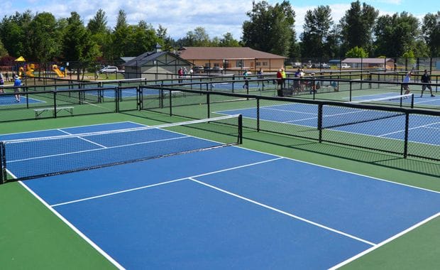 Thi công sơn kẻ vạch sân pickleball chuyên nghiệp Thi công sơn kẻ vạch sân pickleball chuyên nghiệp