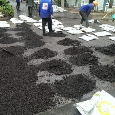 Bê tông nhựa nguội carboncor asphalt Mai Anh