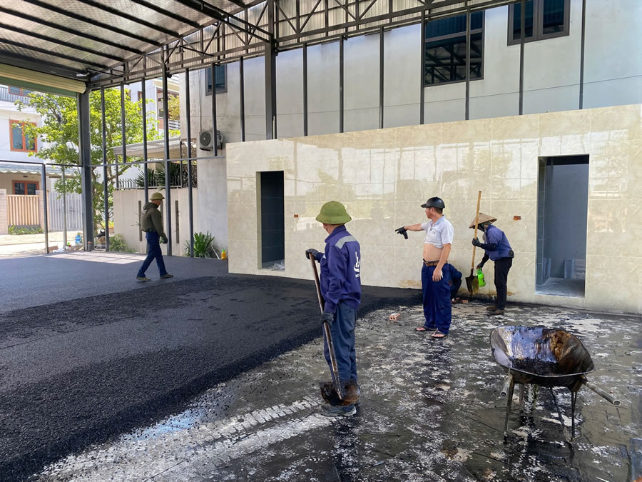 Quy trình rải thảm bê tông nhựa nóng khu trung tâm thương mại - Mai Anh Quy trình rải thảm bê tông nhựa nóng khu trung tâm thương mại - Mai Anh