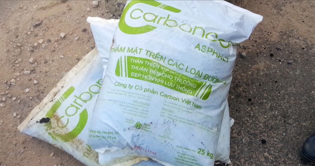 Vật liệu thảm nhựa nguội carboncor asphalt - Công ty Mai Anh